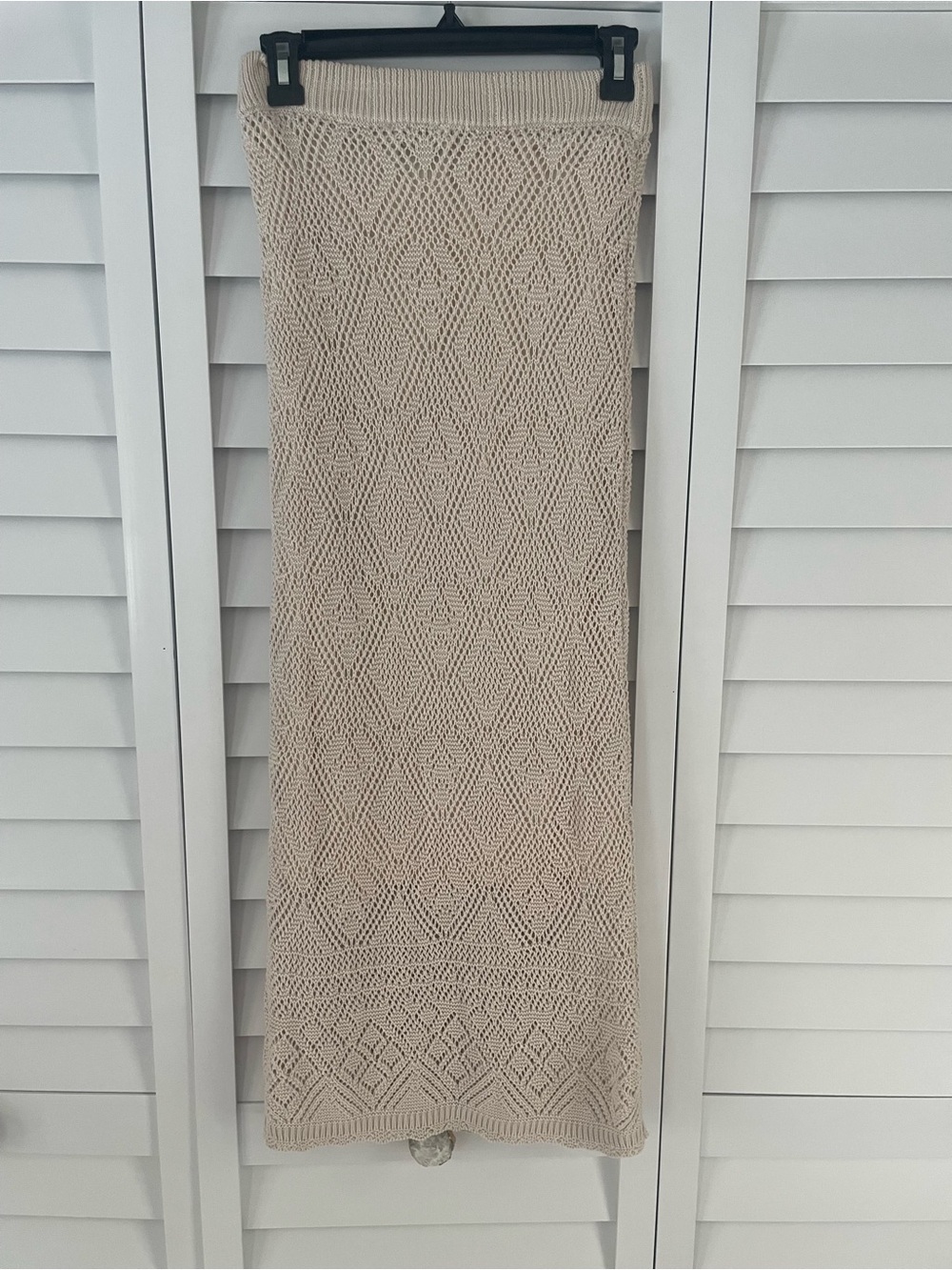 Crochet lined Maxi Skirt